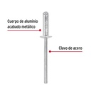 Bolsa con 50 remaches 5/32' x 3/8' de aluminio, ala 5/16'