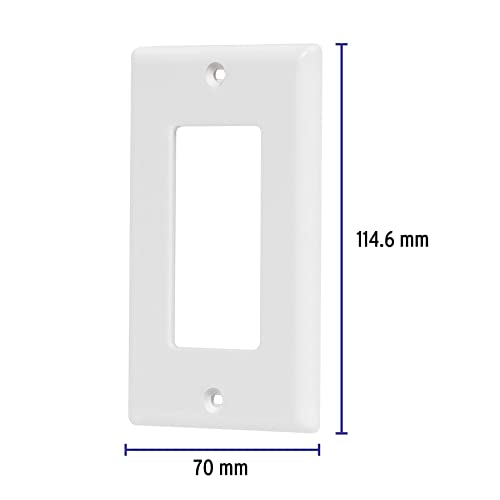 Placa 1 ventana, de policarbonato, línea Classic, Volteck 