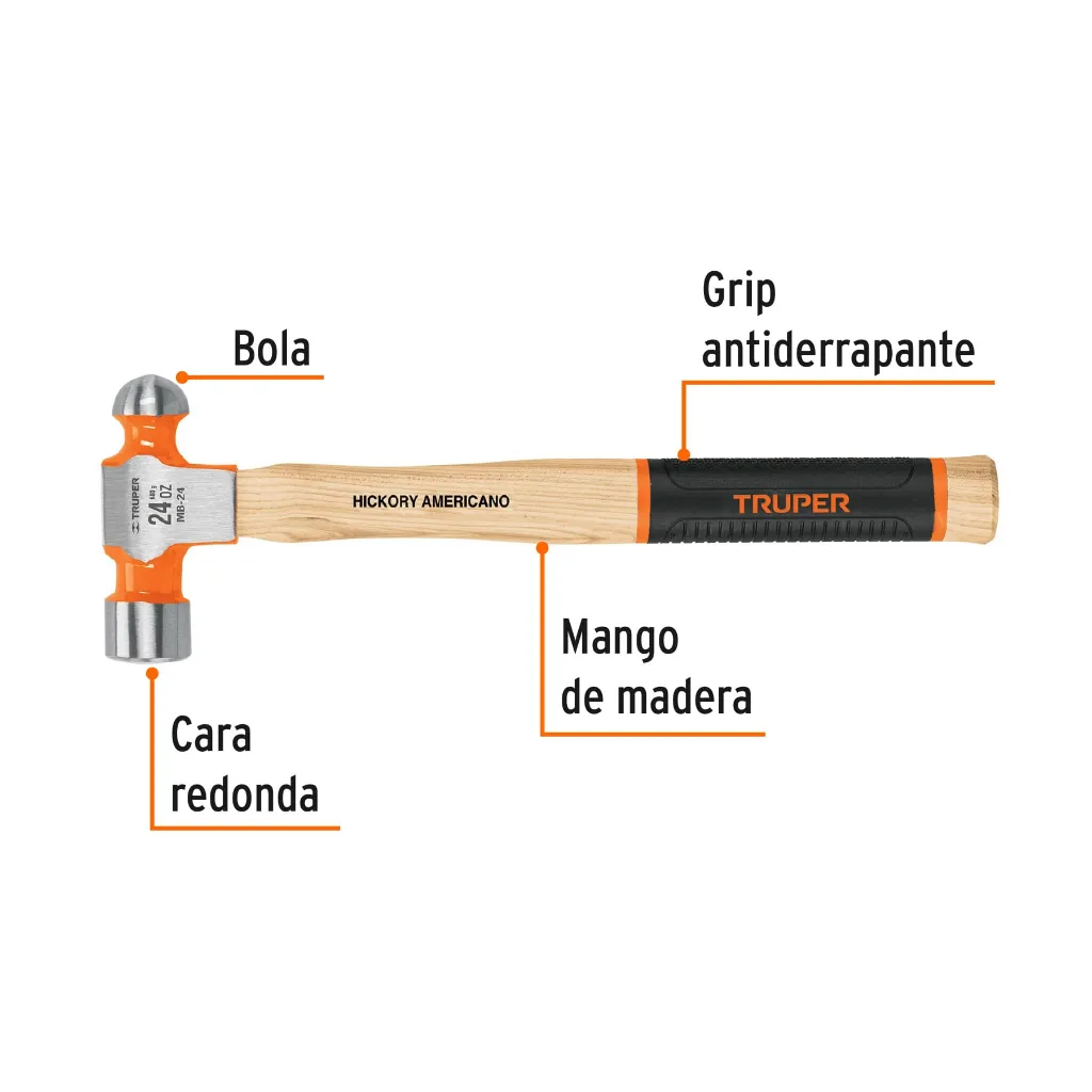 martillo-pulido-de-bola-24-oz-mango-hickory-truper-gripmb-24-41f.webp