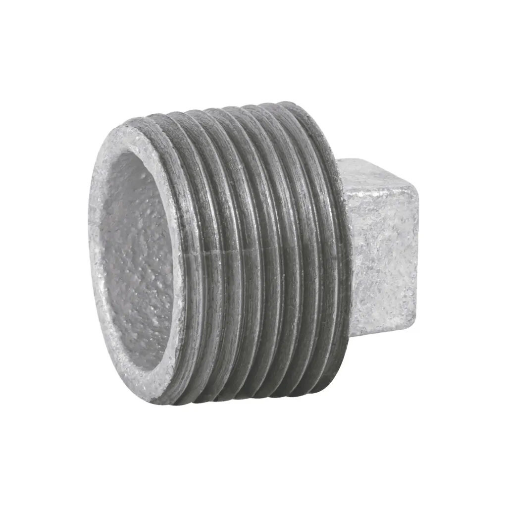 Tapón macho 1' de acero galvanizado, FOSET