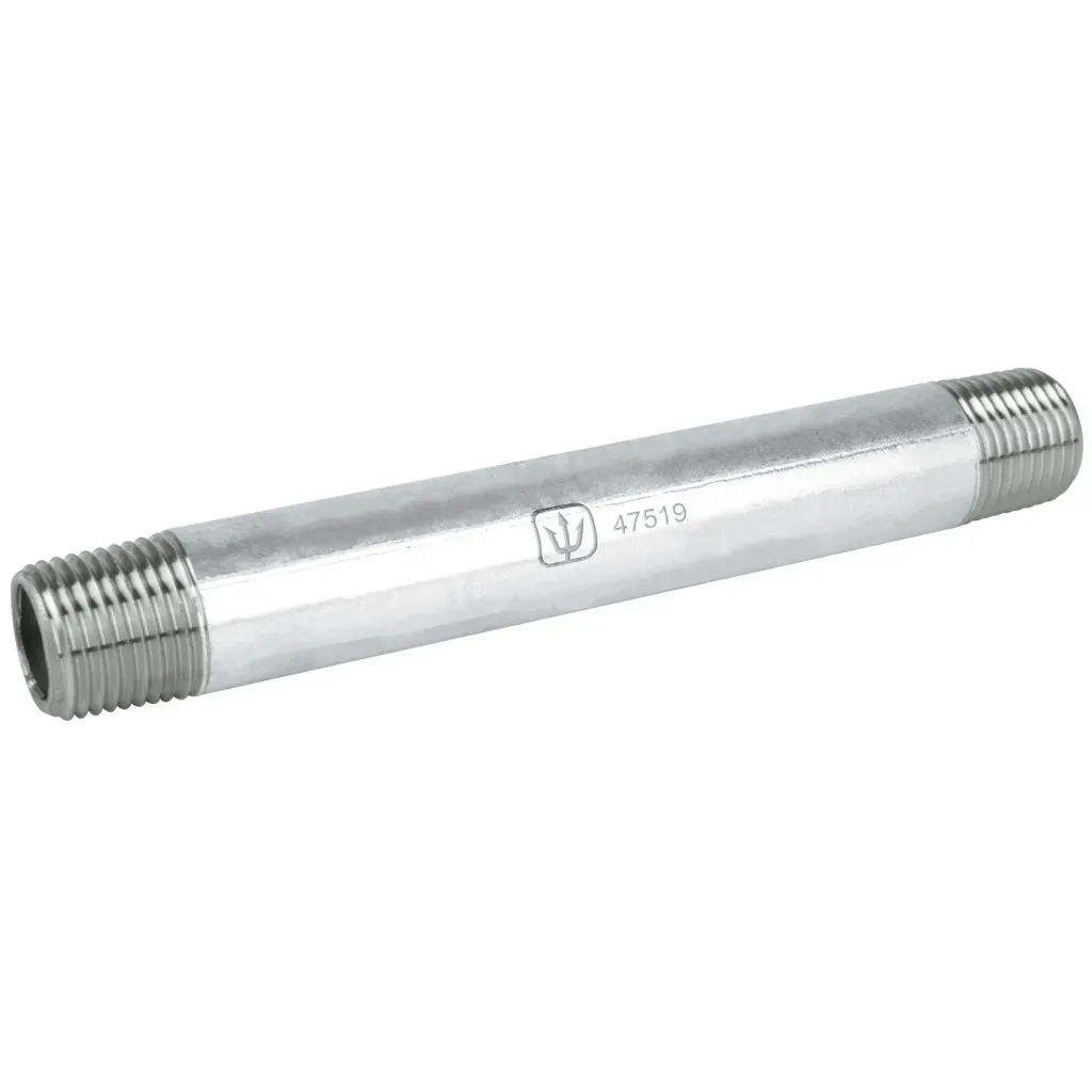 Niple de acero galvanizado 1/2' x 6', FOSET