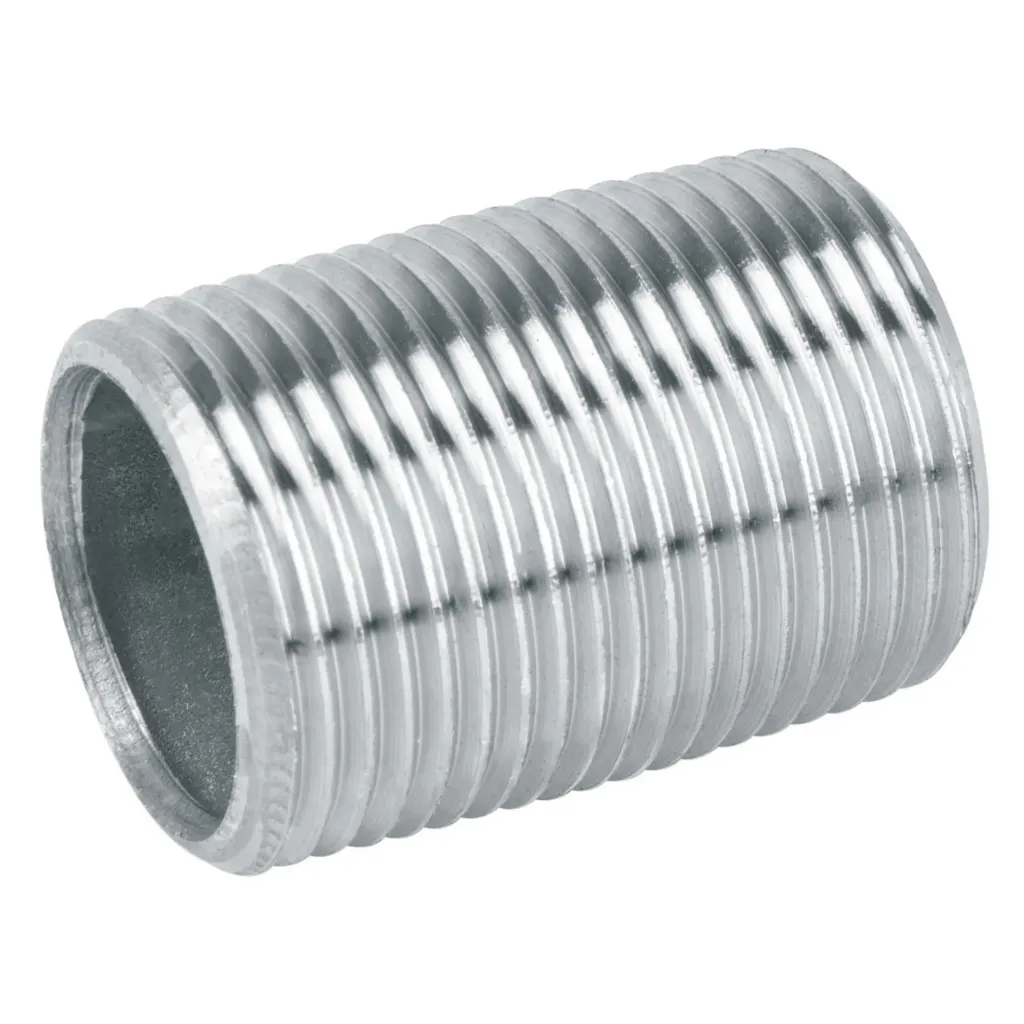 [TP-47537] Niple de acero galvanizado 3/4' cuerda corrida, FOSET