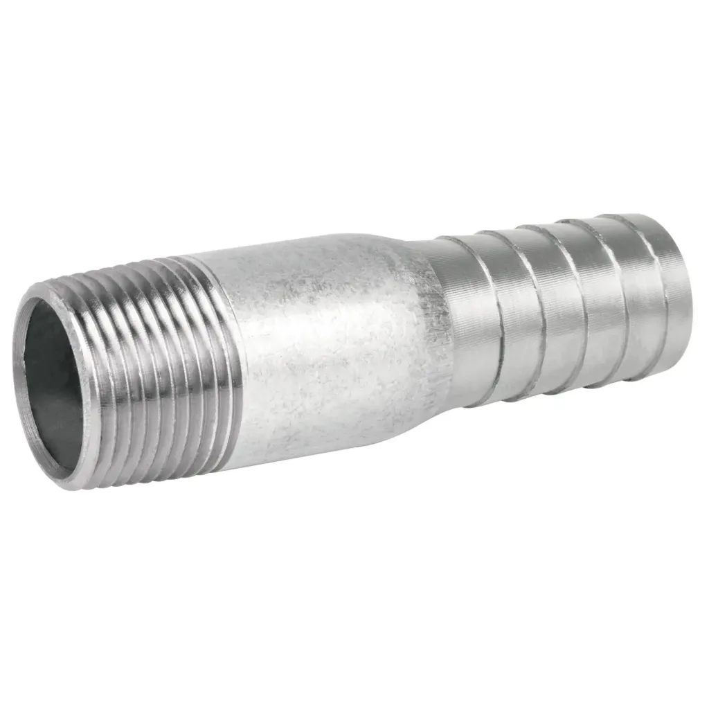 Niple de acero galvanizado 3/4' tipo botella, FOSET
