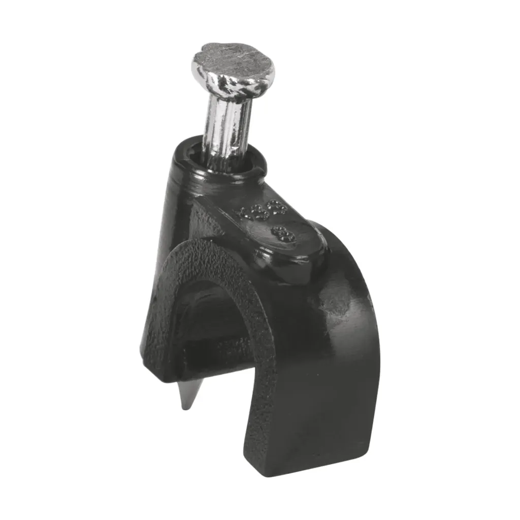 [TP-48282] Bolsa con 20 grapas negras de 10 mm para cable redondo