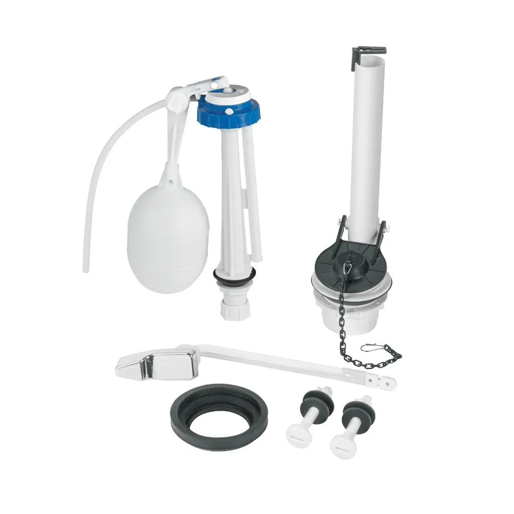 Juego accesorios para WC, 2' flotador trad, p/cromada, BASIC