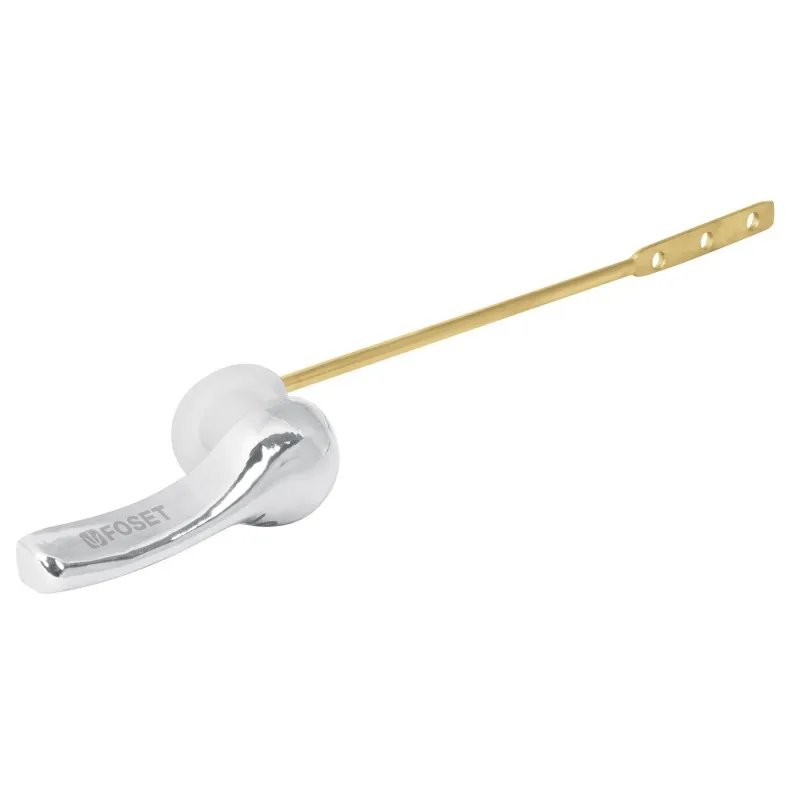 Palanca frontal metálica cromada para WC, FOSET