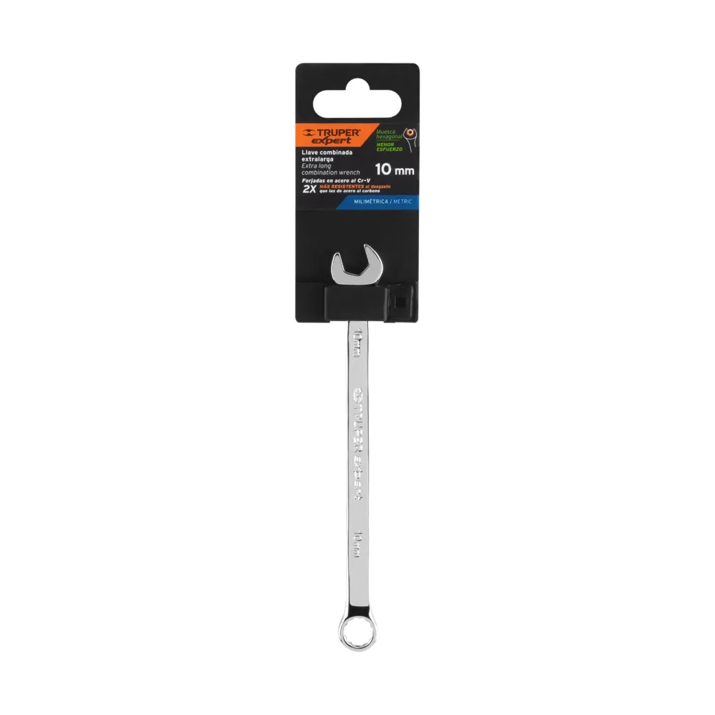 [TP-15614] Llave combinada extralarga 10 mm x 164 mm de largo, EXPERT