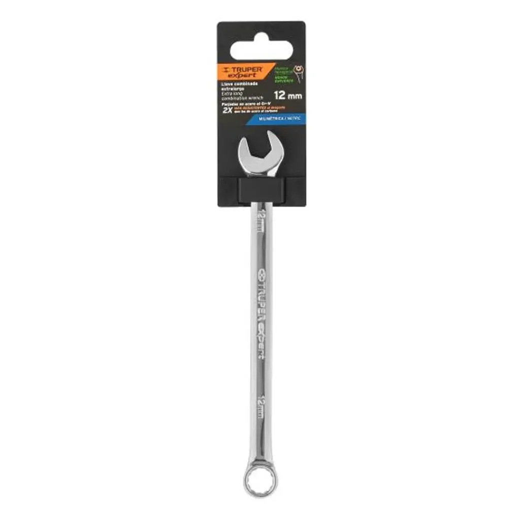 [TP-15616] Llave combinada extralarga 12 mm x 193 mm de largo, EXPERT