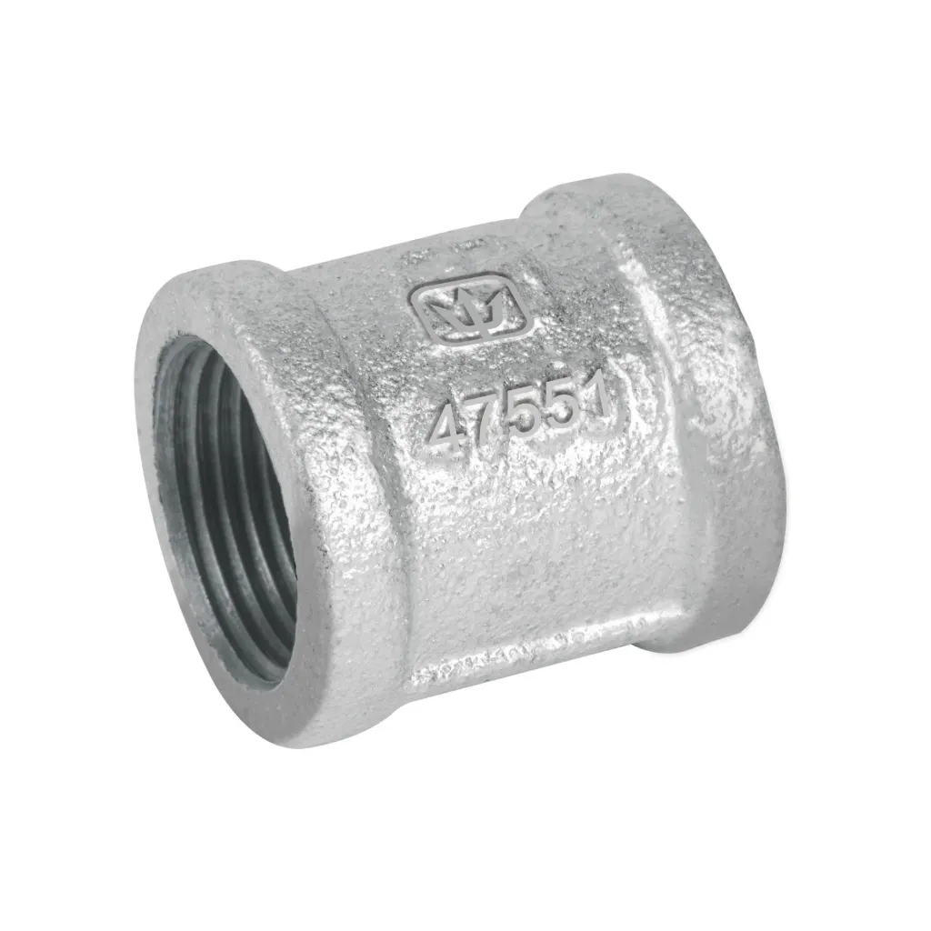 Cople reforzado de acero galvanizado de 3/4', FOSET