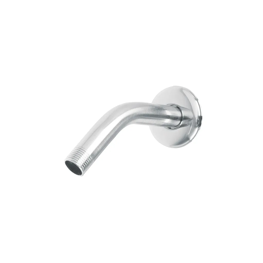 [TP-49378] Brazo de acero cromado y chapetón de acero inox p/regadera