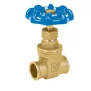 Válvula de compuerta de latón soldable de 1/2', FOSE