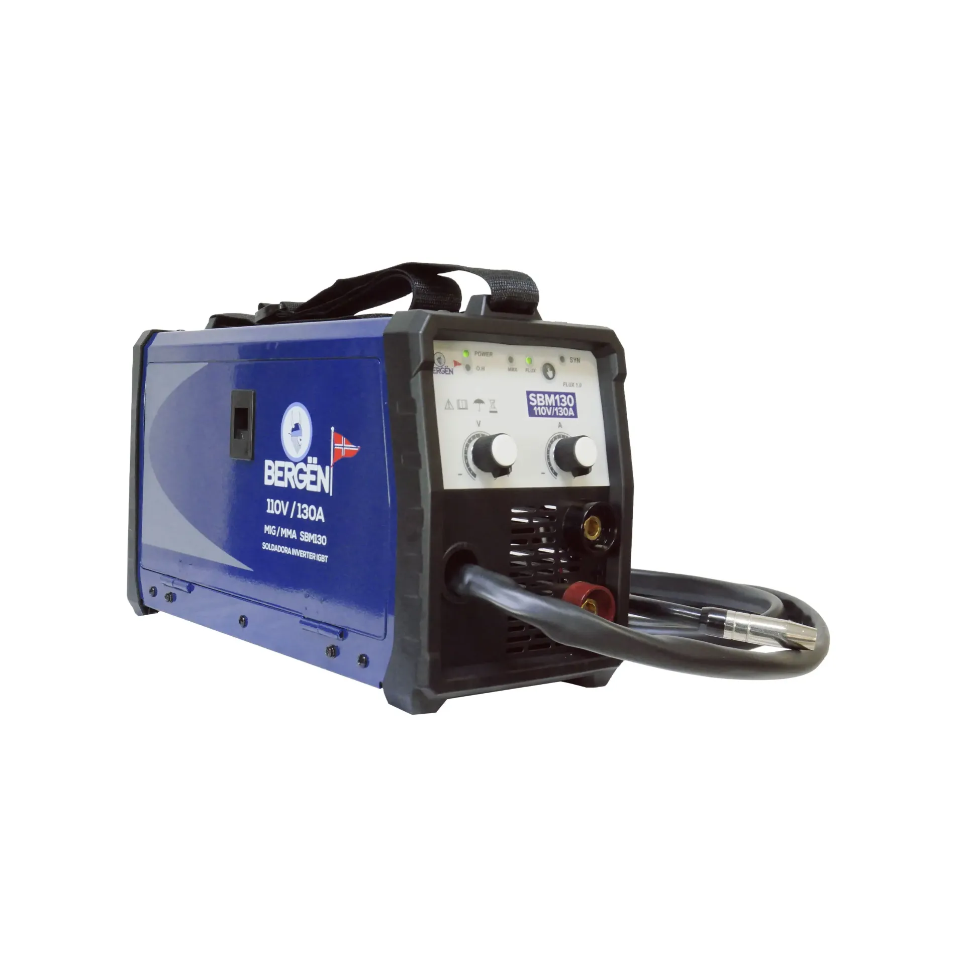 Soldadora inversora bergen sb130 mig 130a 110v
