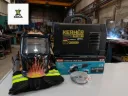 KIT HERRERO PROFESIONAL KTI200PRO + CARETA ELECTRONICA ADIR + MINIESMERILADORA MAKITA + 10 DISCOS CORTE 4 1/2 MAKITA + CAMISOLA PROFESIONAL MASTER WELDER