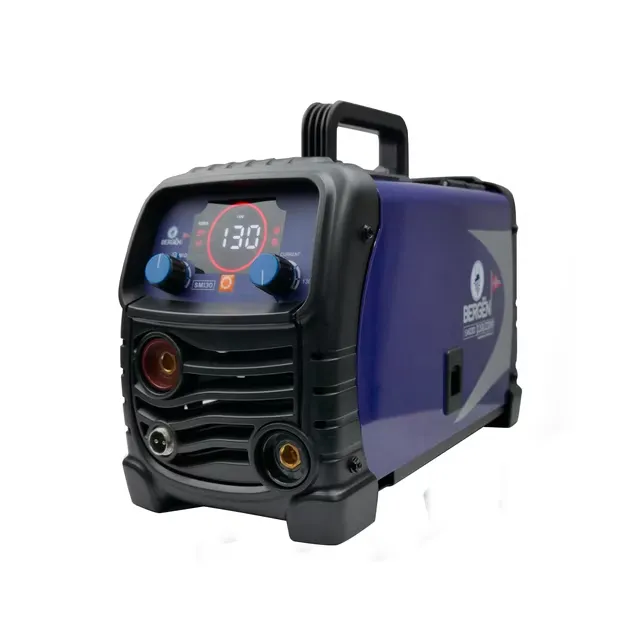 [SM130] SOLDADORA MINI BERGEN MIG 130A 110/220V TRES FUNCIONES