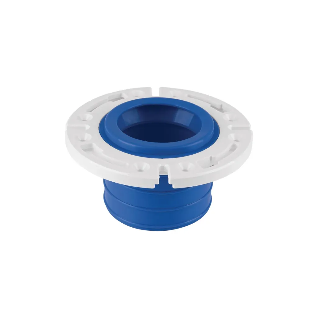 Brida con cuello flexible para WC, tubería de 4", FOSET