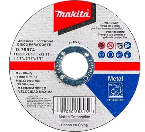 DISCO ACC/MAKITA 4 1/2 METAL  D-7 9974