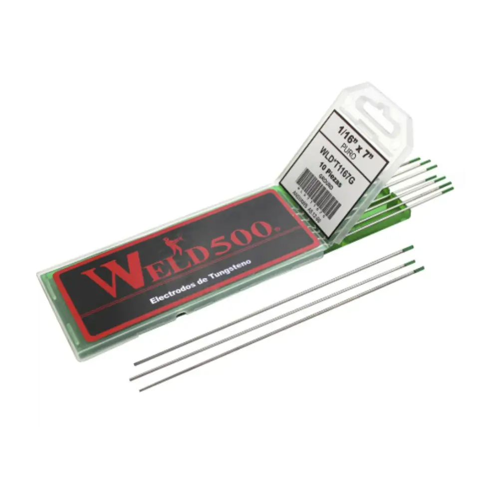 TUNGSTENO 3/32"X7" PURO (VERDE)