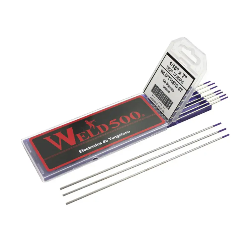 [WLDT1167G3T] TUNGSTENO 1/16X7" 3 TIERRAS (VIOLETA)