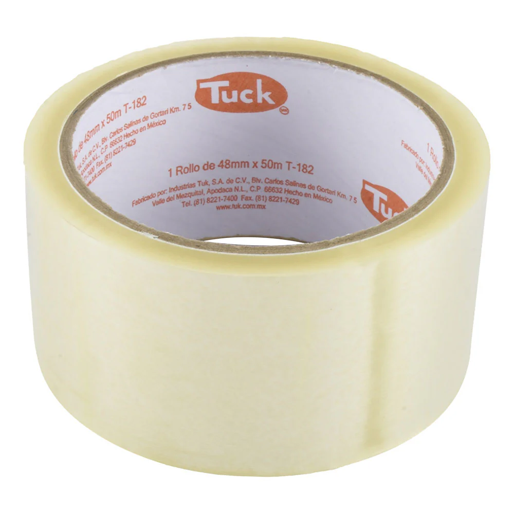CINTA DE EMPAQUE TRANSPARENTE  48 MM X 50 MTS