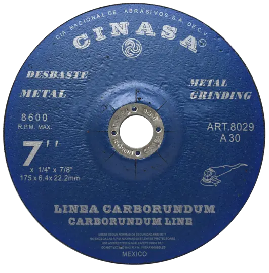 [8029] DISCO CINASA 7" DESBASTE CINASA