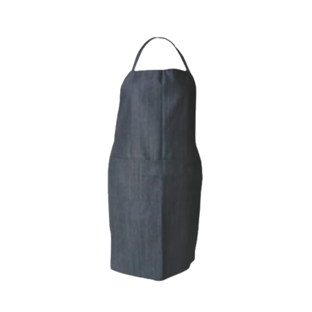 MANDIL DE MEZCLILLA CON BOLSA