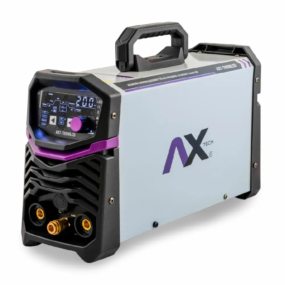 [TH200LCD] SOLDADORA INVERSOR ELECTRODO Y TIG HF 200A, BI VOLTAJE 110-220V