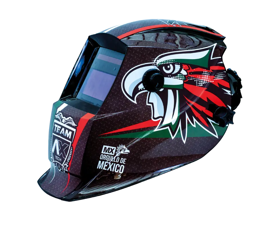 AX-TECH CARETA P/ SOLDAR  DISEÑO AZTECA