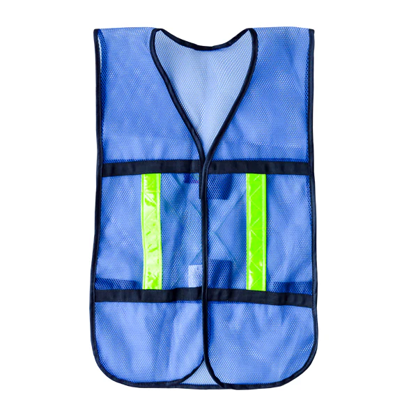 [CHAL02CRAZ] CHALECO TELA ROMBO AZUL C/REFLEJANTE