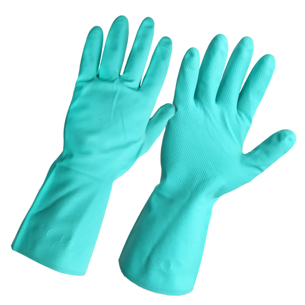 [5315M] GUANTES DE NITRILO  VERDE TALLA M (8)