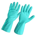 GUANTES DE NITRILO  VERDE TALLA M (8)