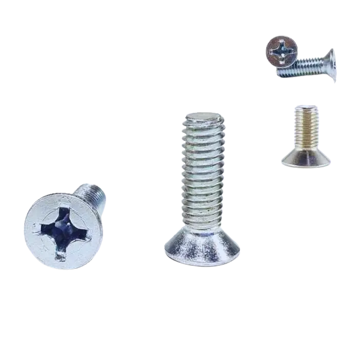 TORNILLO CABEZA PLANA PHILLIPS MM GALVANIZADO 5X30