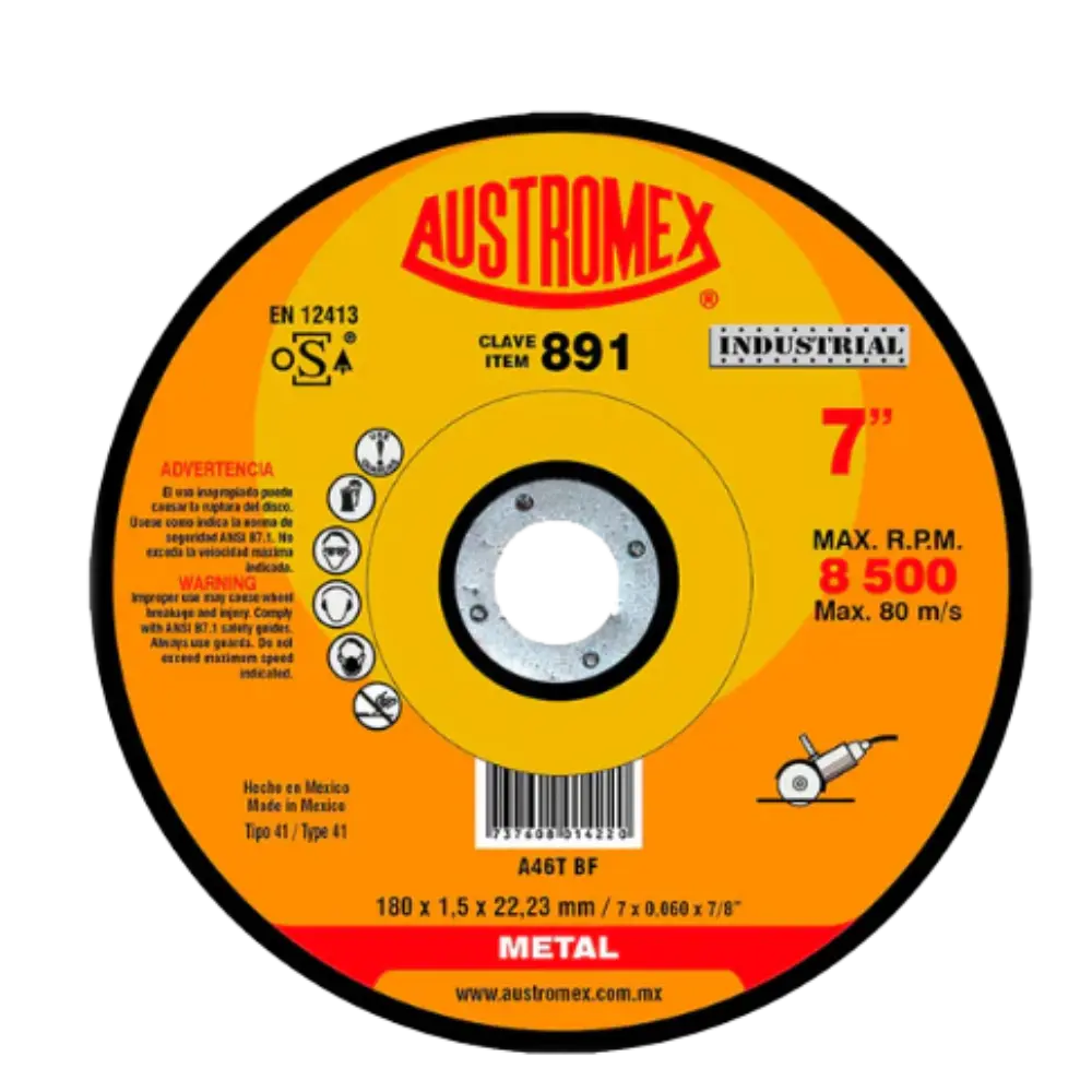 DISC CORTE DE 7 X 0.060 X 7/8 CVE 891