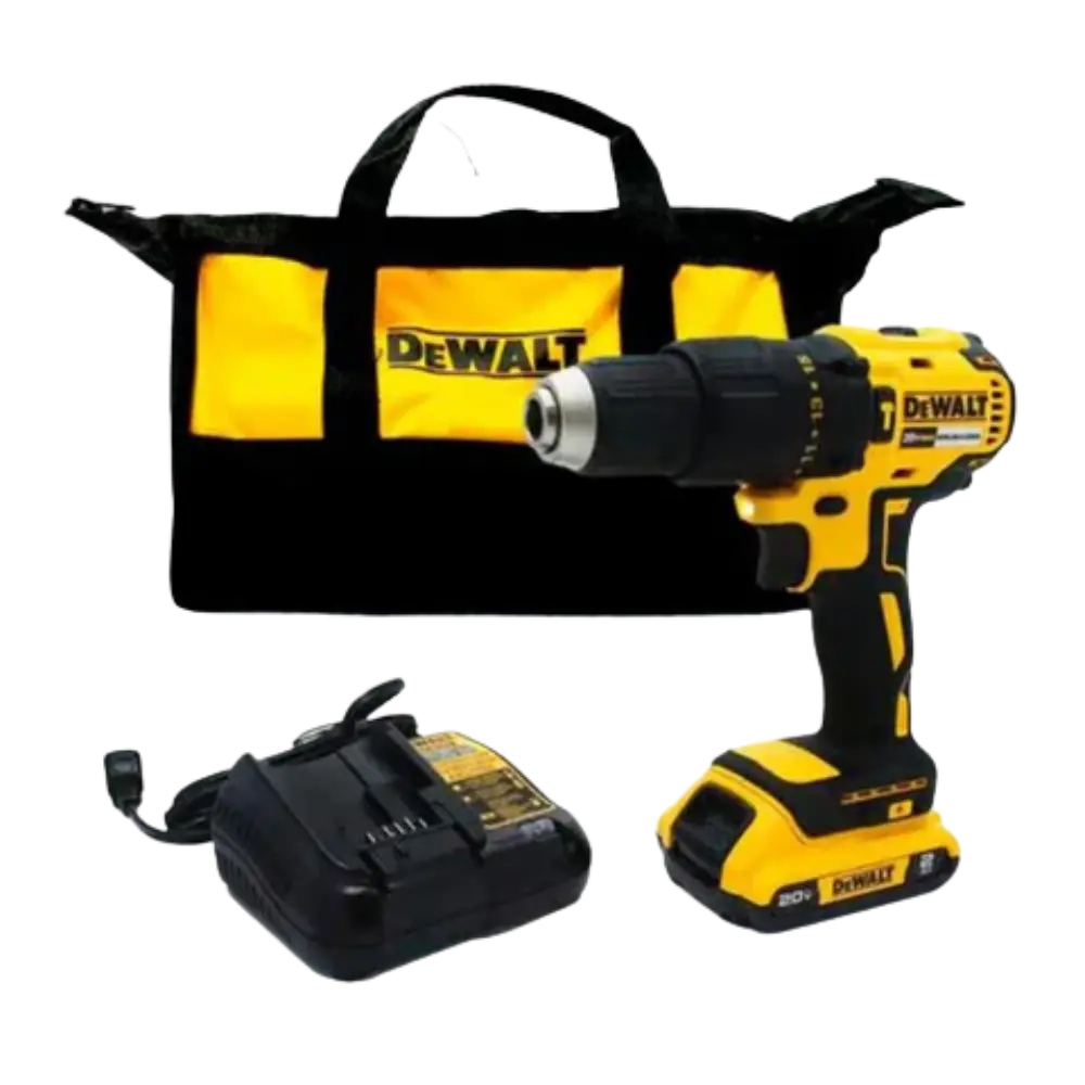 Rotomartillo Atornillador Dewalt 20V Sin Carbones | Batería 2.0 Ah + Cargador + Bolsa
