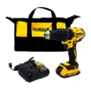 Rotomartillo Atornillador Dewalt 20V Sin Carbones | Batería 2.0 Ah + Cargador + Bolsa (taladro)
