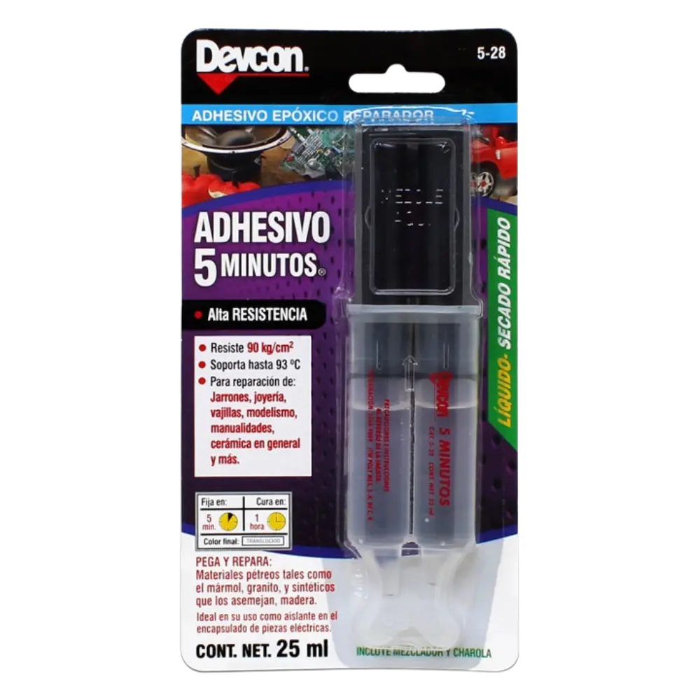 [7501600551020] PEGAMENTO 5 MINUTOS ADHESIVO 5-28 DEVCON