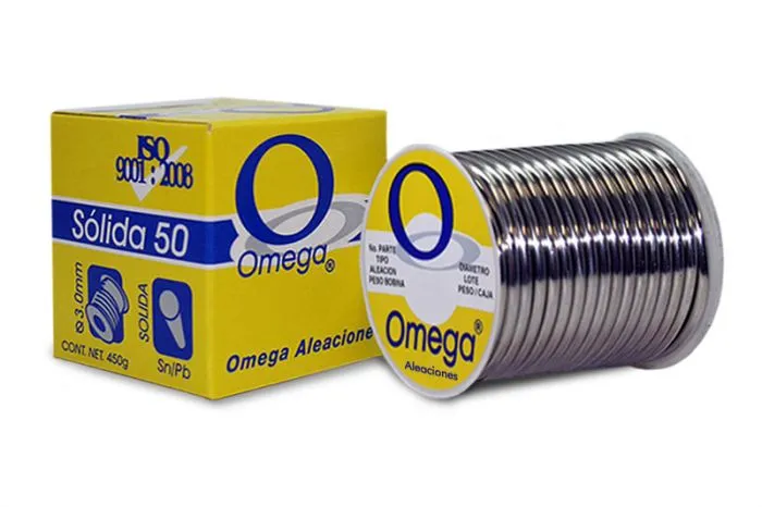 [7506080660040] SOLDADURA SOLIDA 50 PARA PLOMERÍA OMEGA