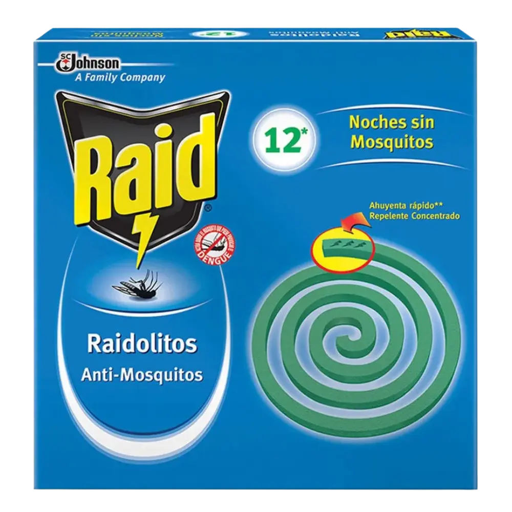 [7501032900168] INSECTICIDA RAIDOLITOS 12 PZ BAYER-JOHNSON