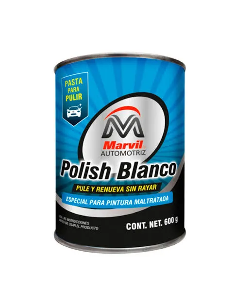 CERA PASTA PARA PULIR BLANCA 600 G 110214 MARVIL