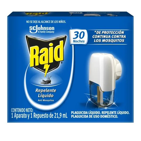 INSECTICIDA RAID REPELENTE LIQUIDO BAYER-JOHNSON V