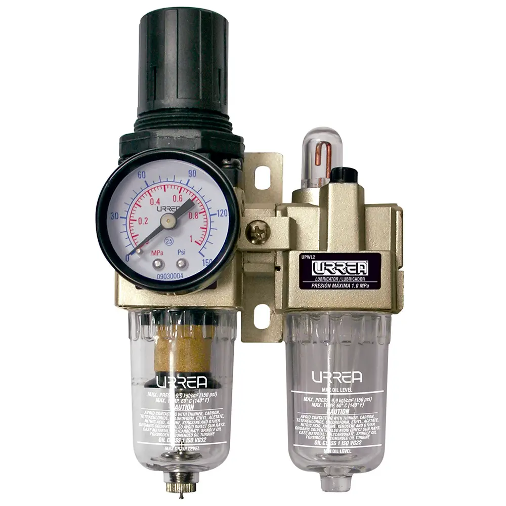 FILTRO REGULADOR Y LUBRICADOR 1/4