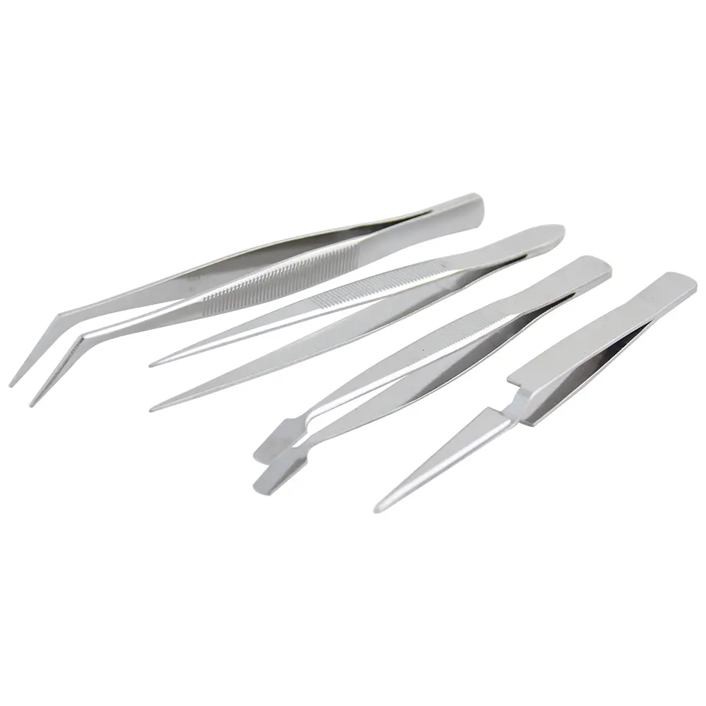 JUEGO DE PINZAS TWEEZER 4 PZAS