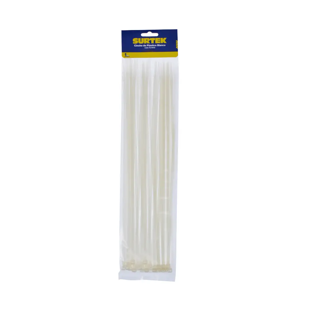 CINCHOS 300X4.6 MM 50 PZAS BLANCO