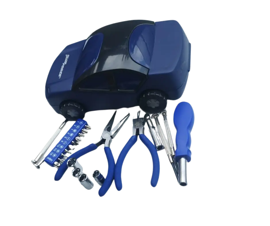 Kit de Herramientas Blue Force – Estuche en Forma de Carrito Compacto
