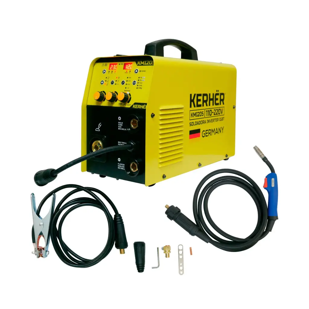 [KMI205] SOLDADORA INVERSORA KERHER KMI205 MIG/MMA 200A