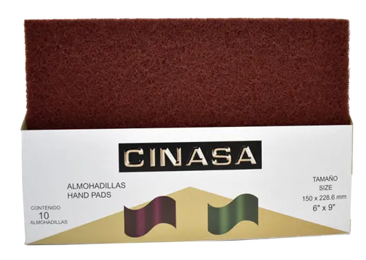 ALMOHADILLA MARRON GRANO FINO