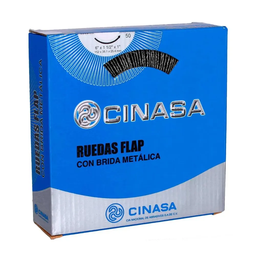 [9639] Rueda flap 6 x 1 1/2 x 1 g-120
