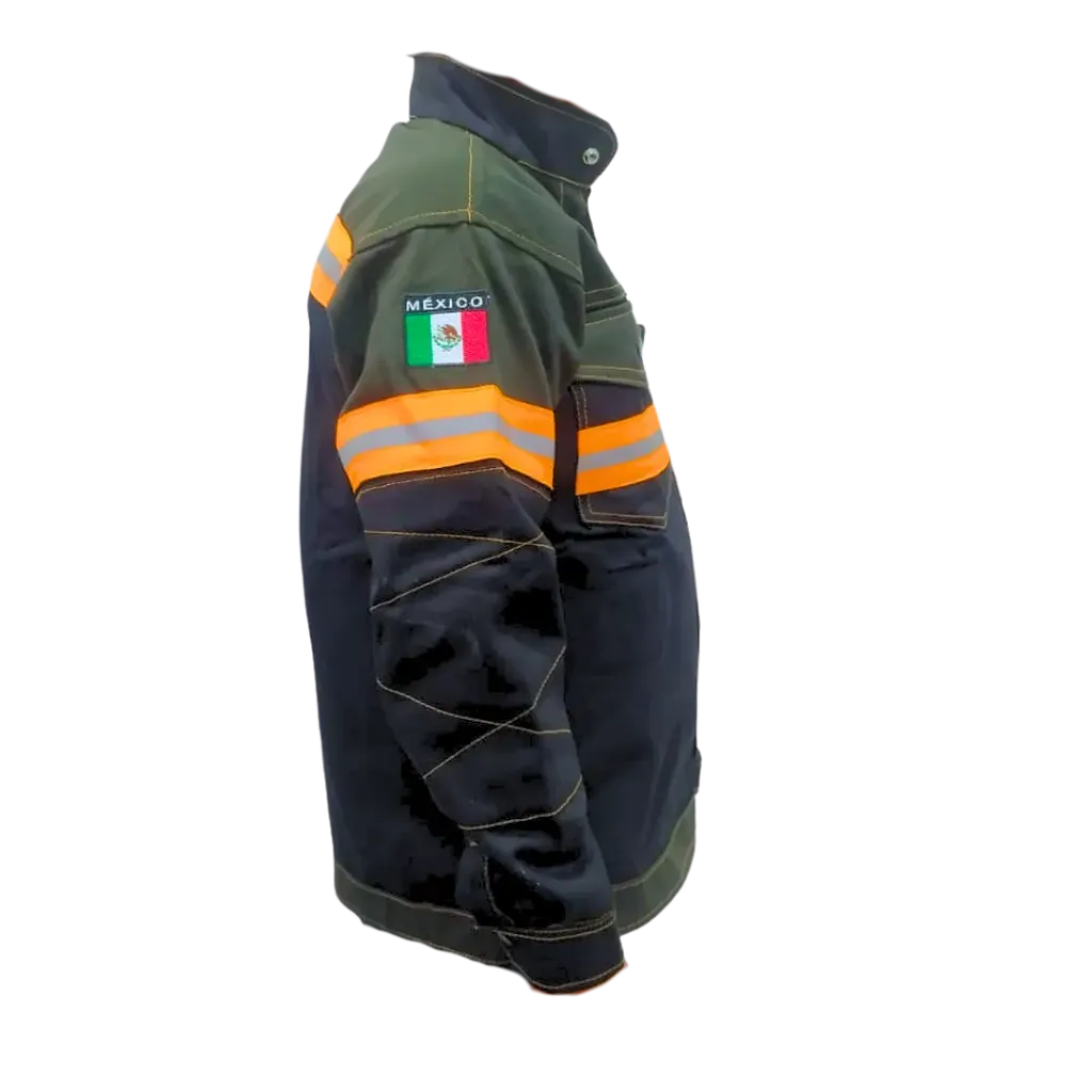 [(SINSIN7854-XL)] CAMISOLA VERDE C REFLEJANTE  XL