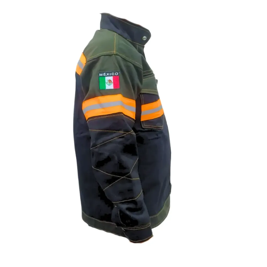 [SINSIN7854-CH] CAMISOLA SOLDADOR VERDE C REFLEJANTE  CH