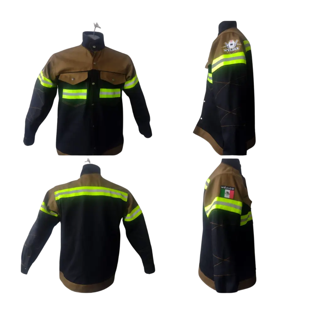 CAMISOLA SOLDADOR CAFE REFLEJANTE G