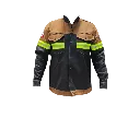 CAMISOLA SOLDADOR CAFE REFLEJANTE XL